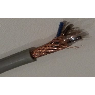 Кабель передачи данных экранированный 3 х 0.14 медный гибкий 26 AWG